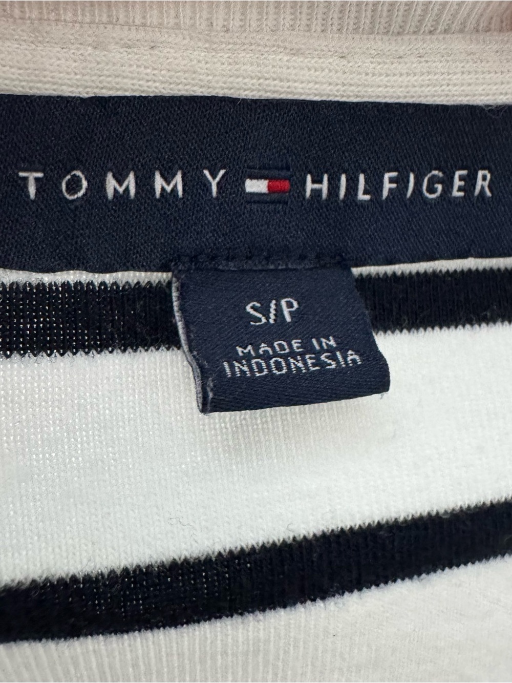 Tommy Hilfiger Striped Long Sleeve Top Size Small Preppy Classic - Picture 4 of 6